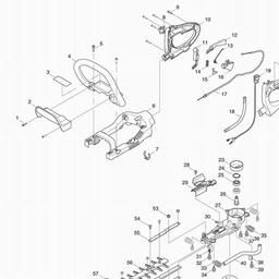 Makita EH7500W spare parts