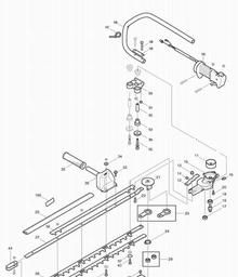 Makita EH760 spare parts