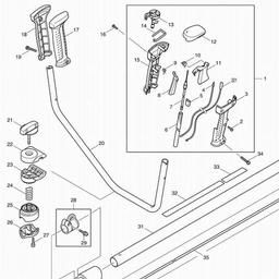 Makita EM2651UH spare parts