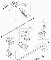 Makita EM4251 spare parts