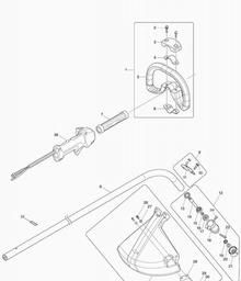 Makita ER2550LH spare parts