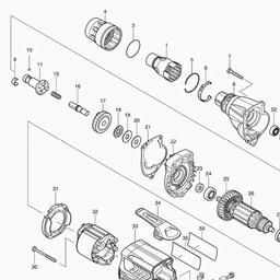 Makita FS2500 spare parts