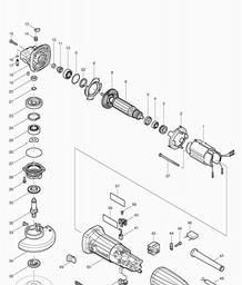 Makita GA4030 spare parts