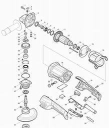 Makita GA5021 spare parts