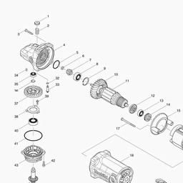 Makita GA7050 spare parts