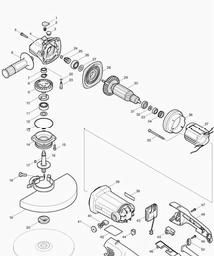 Makita GA9010C spare parts