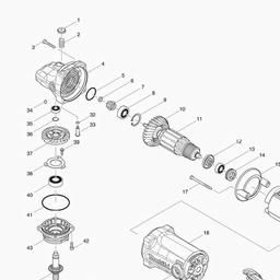 Makita GA9050 spare parts