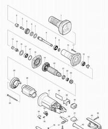 Makita GD0600 spare parts