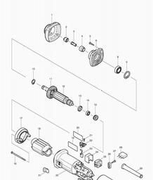 Makita GD0602 spare parts