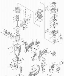 Makita GF600 spare parts