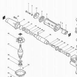 Makita HK1800 spare parts