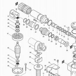Makita HM0810 spare parts