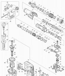 Makita HM0870C spare parts