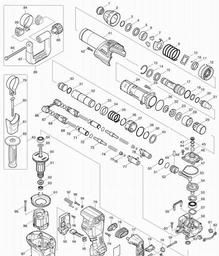 Makita HM0871C spare parts