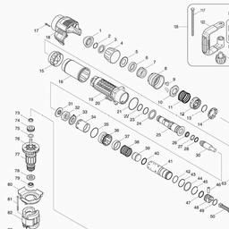 Makita HM1101C spare parts