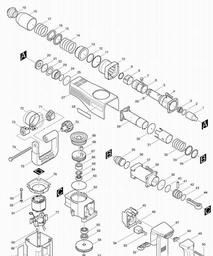 Makita HM1130 spare parts