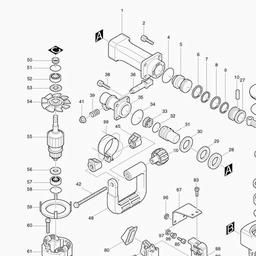 Makita HM1200K spare parts
