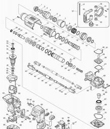 Makita HM1213C spare parts