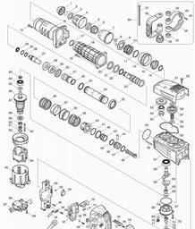 Makita HM1214C spare parts