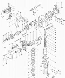 Makita HM1300 spare parts