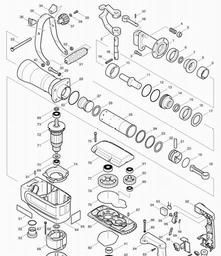 Makita HM1304B spare parts