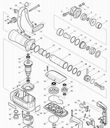Makita HM1304 spare parts