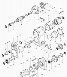 Makita HM1800 spare parts