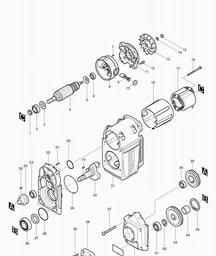 Makita HM1810 spare parts