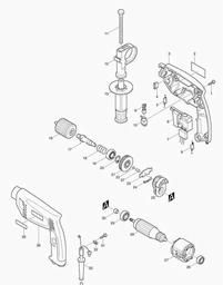 Makita HP1501 spare parts
