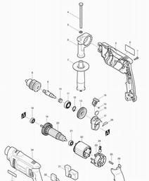 Makita HP1620 spare parts