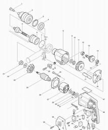 Makita HP2010N spare parts