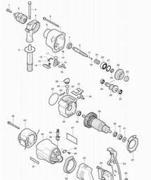 Makita HP2032 spare parts