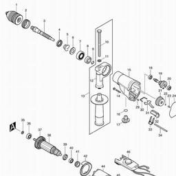 Makita HP2071F spare parts