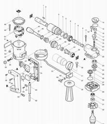 Makita HR1800 spare parts