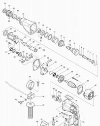 Makita HR2000 spare parts