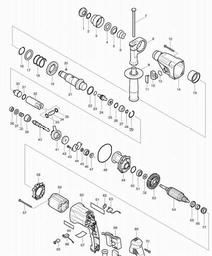 Makita HR2020 spare parts