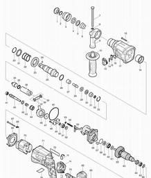 Makita HR2230 spare parts