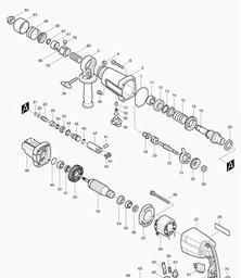 Makita HR2400 spare parts