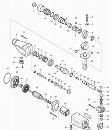 Makita HR2410 spare parts