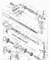 Makita HR2430 spare parts