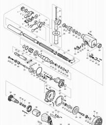 Makita HR2432 spare parts