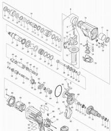 Makita HR2611FT spare parts