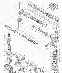 Makita HR2811FT spare parts