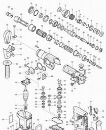 Makita HR3000C spare parts