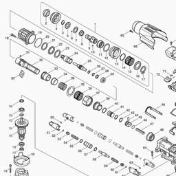 Makita HR3210FCT spare parts