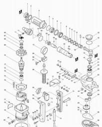 Makita HR3850K spare parts