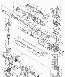 Makita HR4011C spare parts