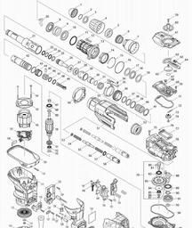 Makita HR4013C spare parts