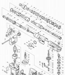 Makita HR4500C spare parts