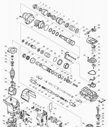 Makita HR4511C spare parts